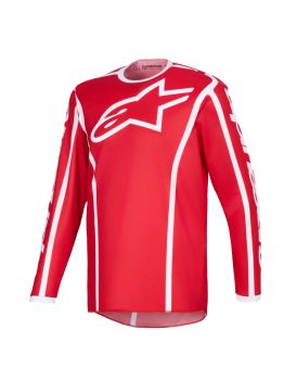 JERSEY FLUID APEX RED/WHITE S