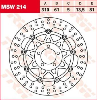 ROTOR TRW MSW214