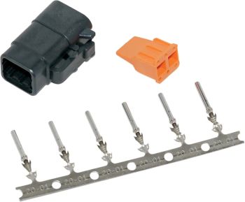 CONN KIT 6POS 74116-98BK